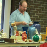 Steve giving his presentation on Cowan Pottery