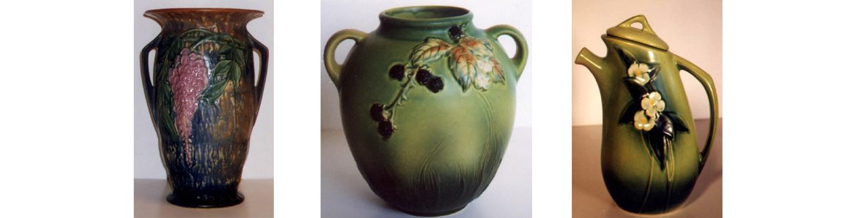 Descriptions and images from our past art pottery shows. 