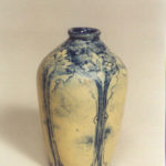 Very small blue & white vase. SHSW#1958-1315