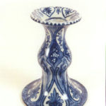 Blue & white candlestick (1904)